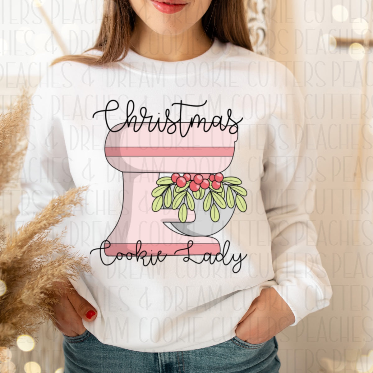 CHRISTMAS MIXER COOKIE LADY - Apparel Design