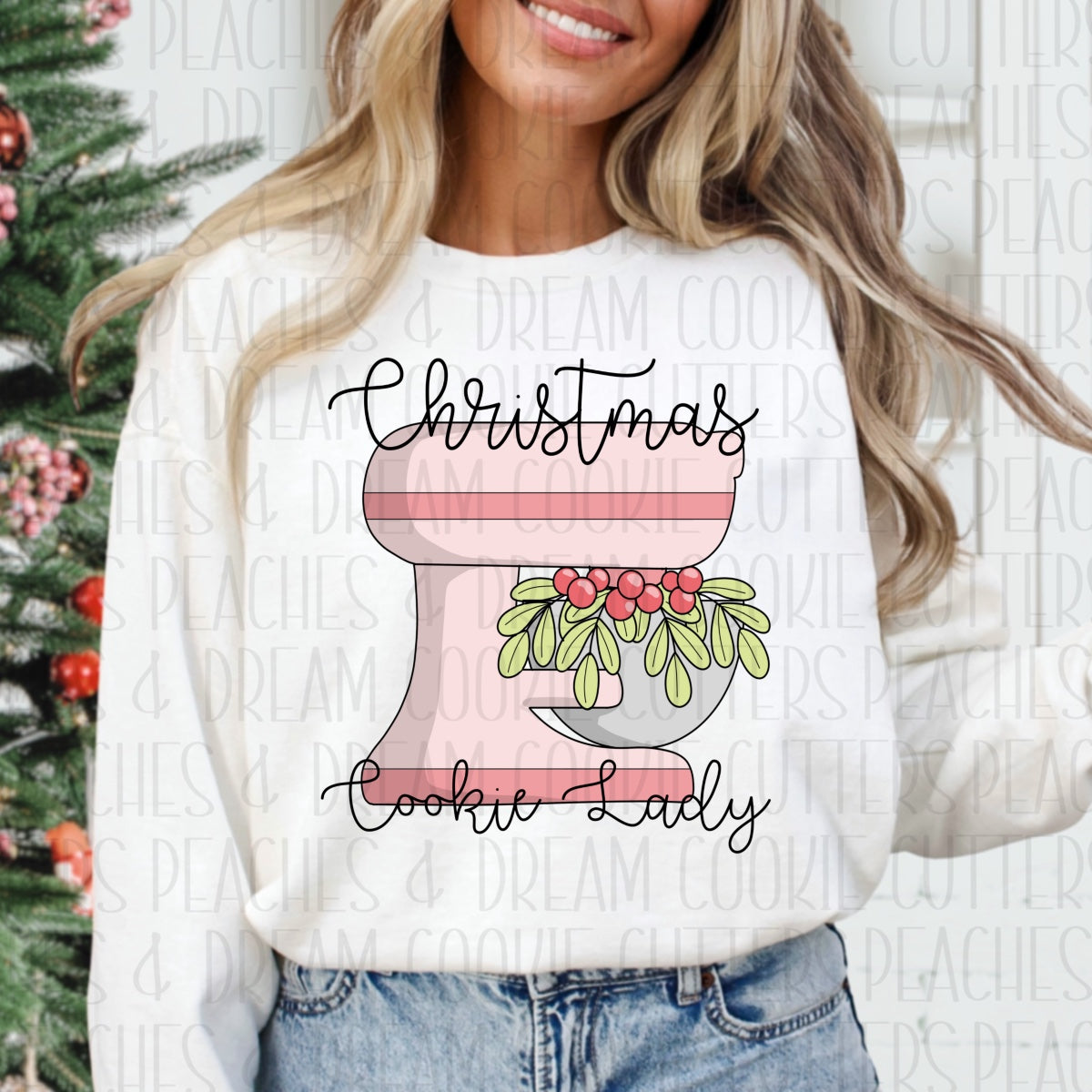 CHRISTMAS MIXER COOKIE LADY - Apparel Design