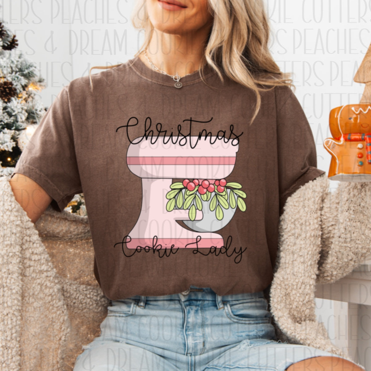 CHRISTMAS MIXER COOKIE LADY - Apparel Design