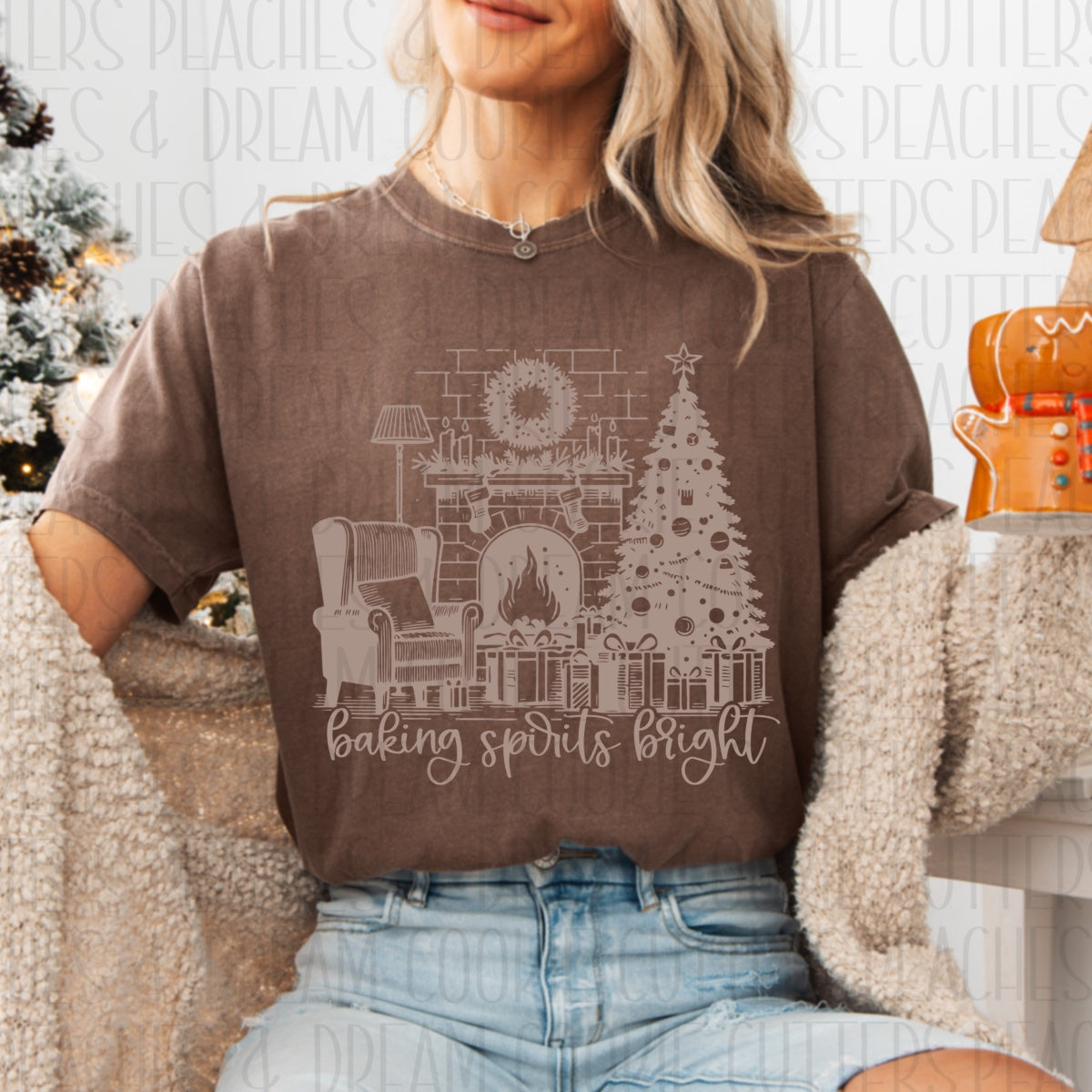 BAKING SPIRITS BRIGHT (Brown) - Apparel Design