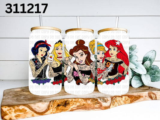 REBEL PRINCESSES Libbey Glass - 16oz