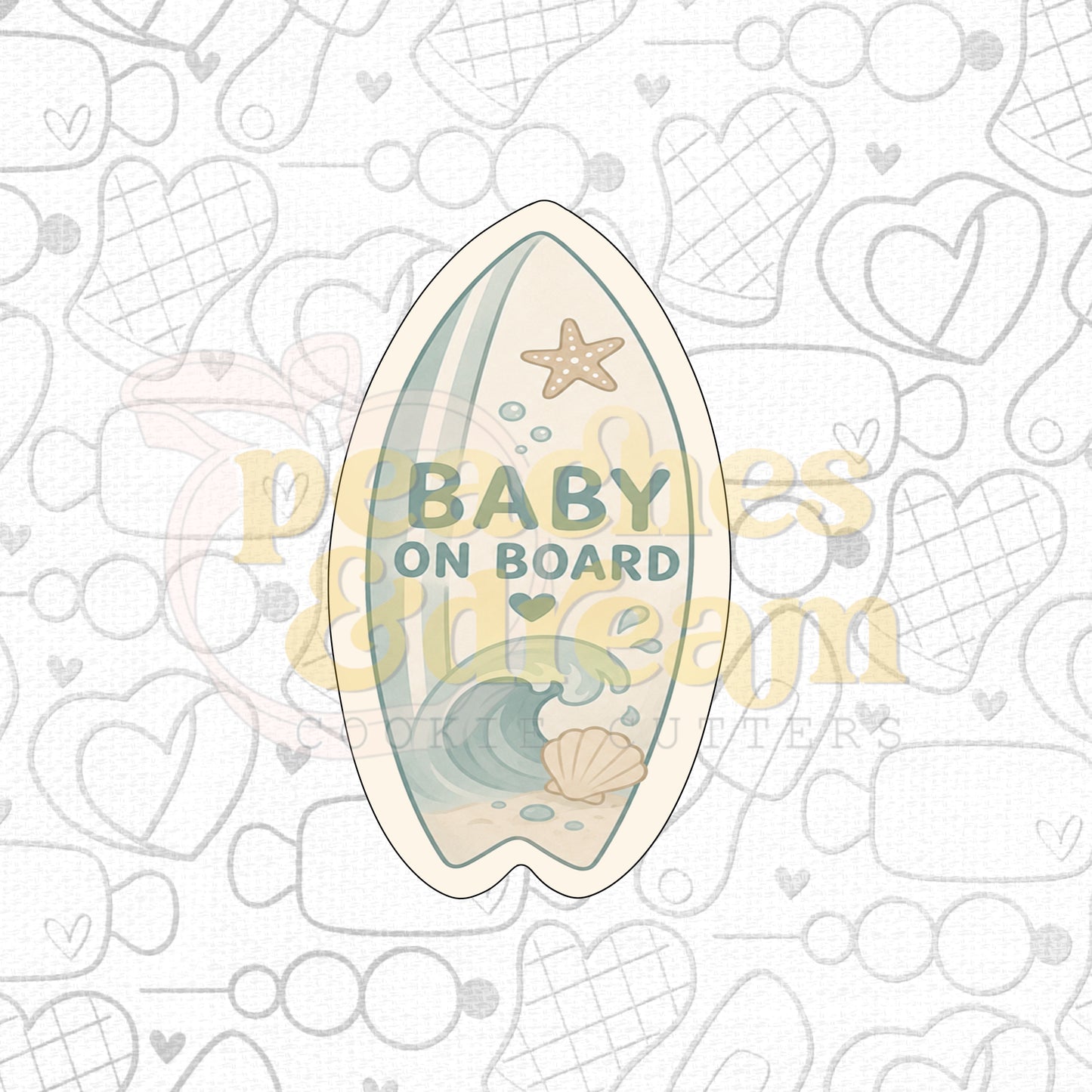 STL -  BABY SURFBOARD