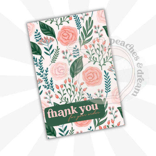 DIGITAL - FLORALS & GREENERY - COOKIE CARD
