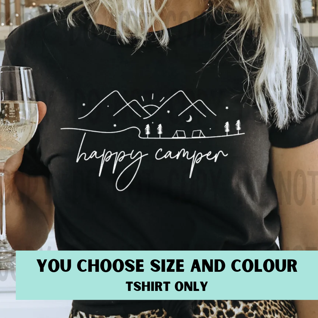 HAPPY CAMPER Shirt - CLEARANCE