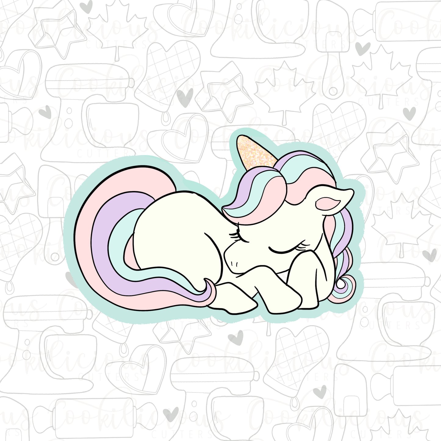 STL - SLEEPING UNICORN