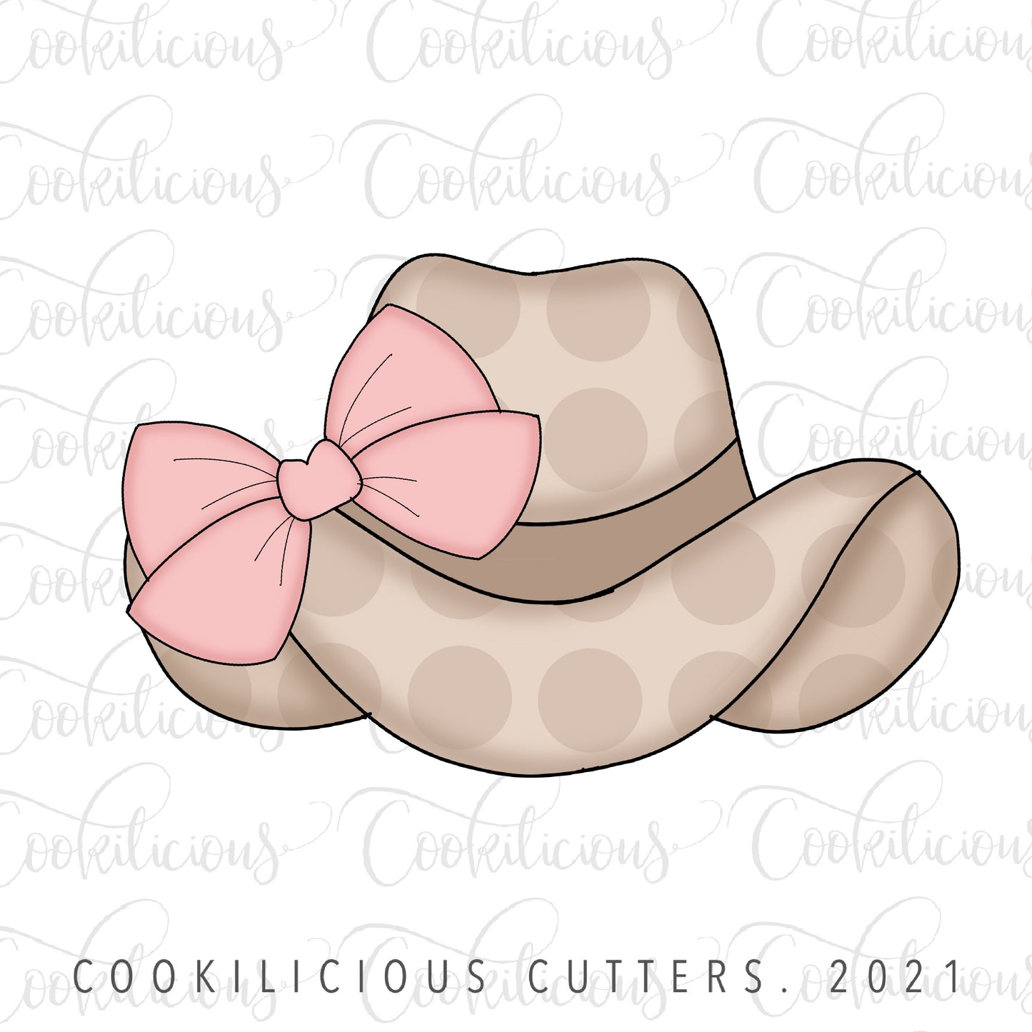 STL - COWBOY HAT WITH BOW