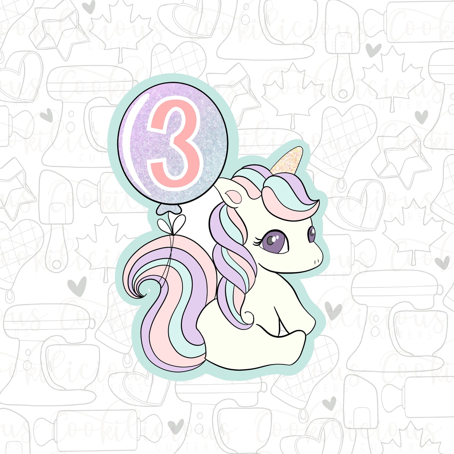 STL - CUTE UNICORN BALLOON