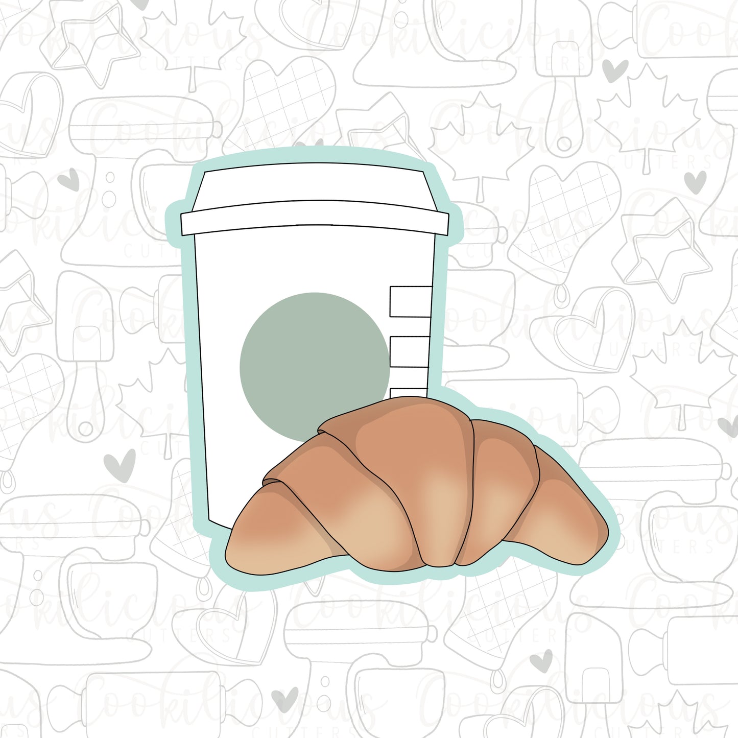 STL - CROISSANT AND COFFEE