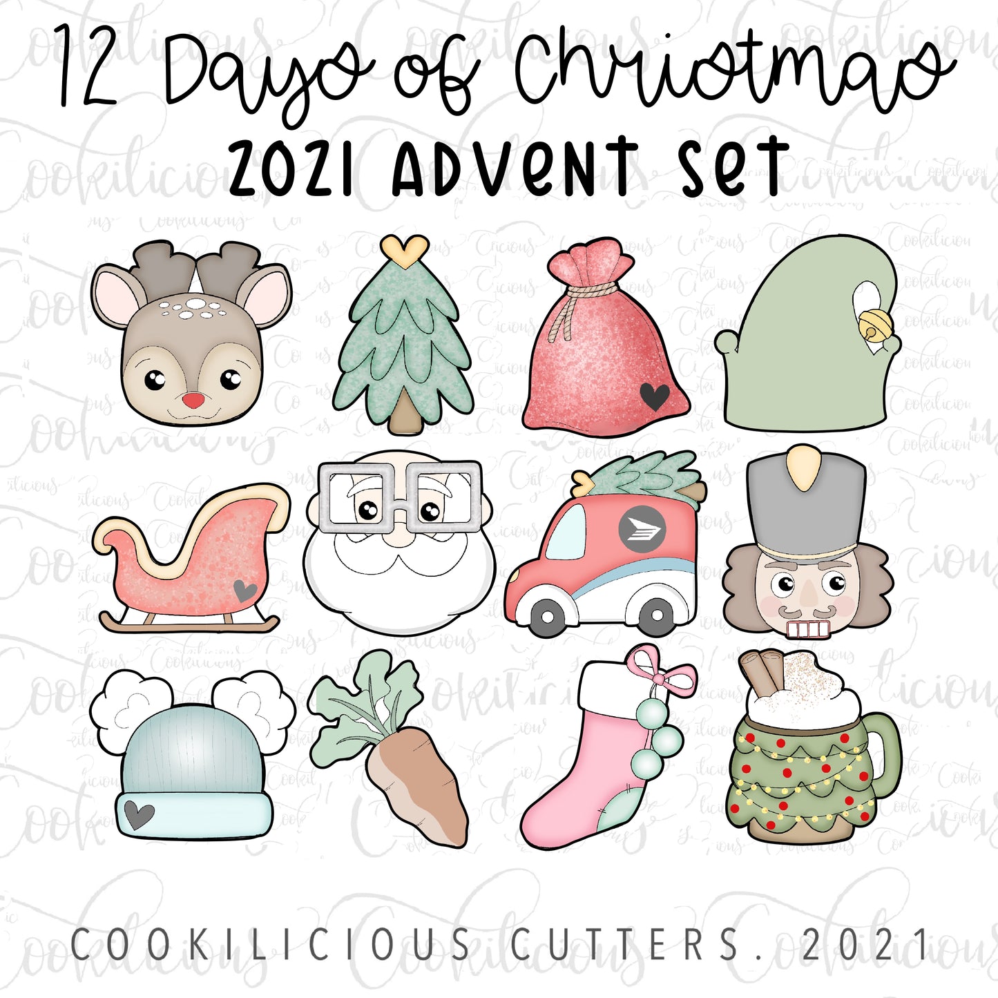 STL - 12 DAYS OF CHRISTMAS SET