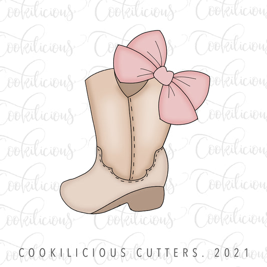 STL - GIRLY COWBOY BOOT