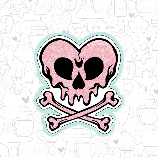 Heart Skull & Crossbones