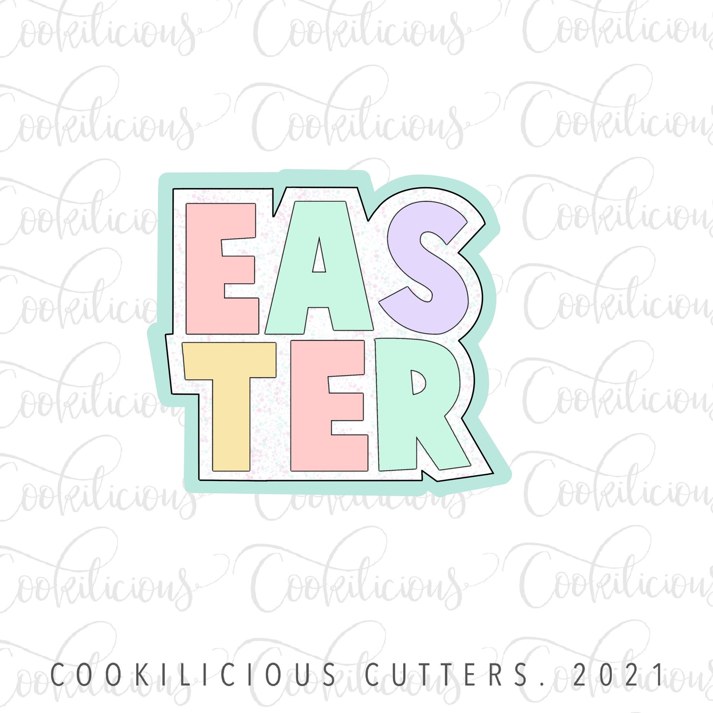 STL - CHUNKY EASTER PLAQUE
