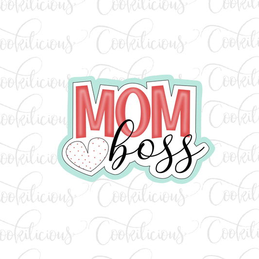 Mom Boss Plaque