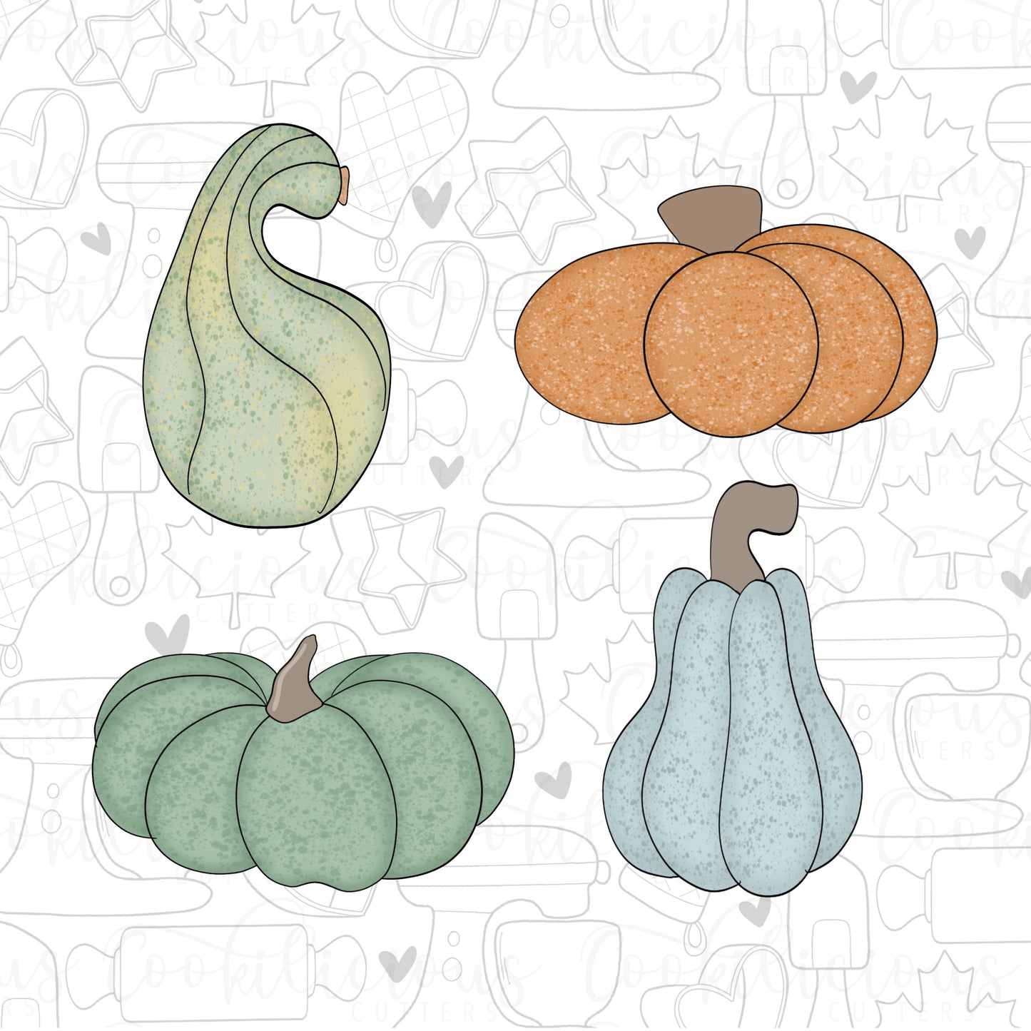 Assorted Gourds Mini Set