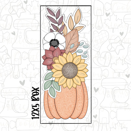 FALL FLORAL PLATTER 12X5 BOX