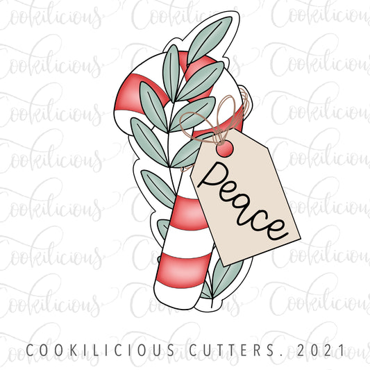 Floral Candy Candy Tag