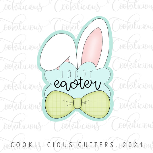 Bunny with Bow Name Plaque
