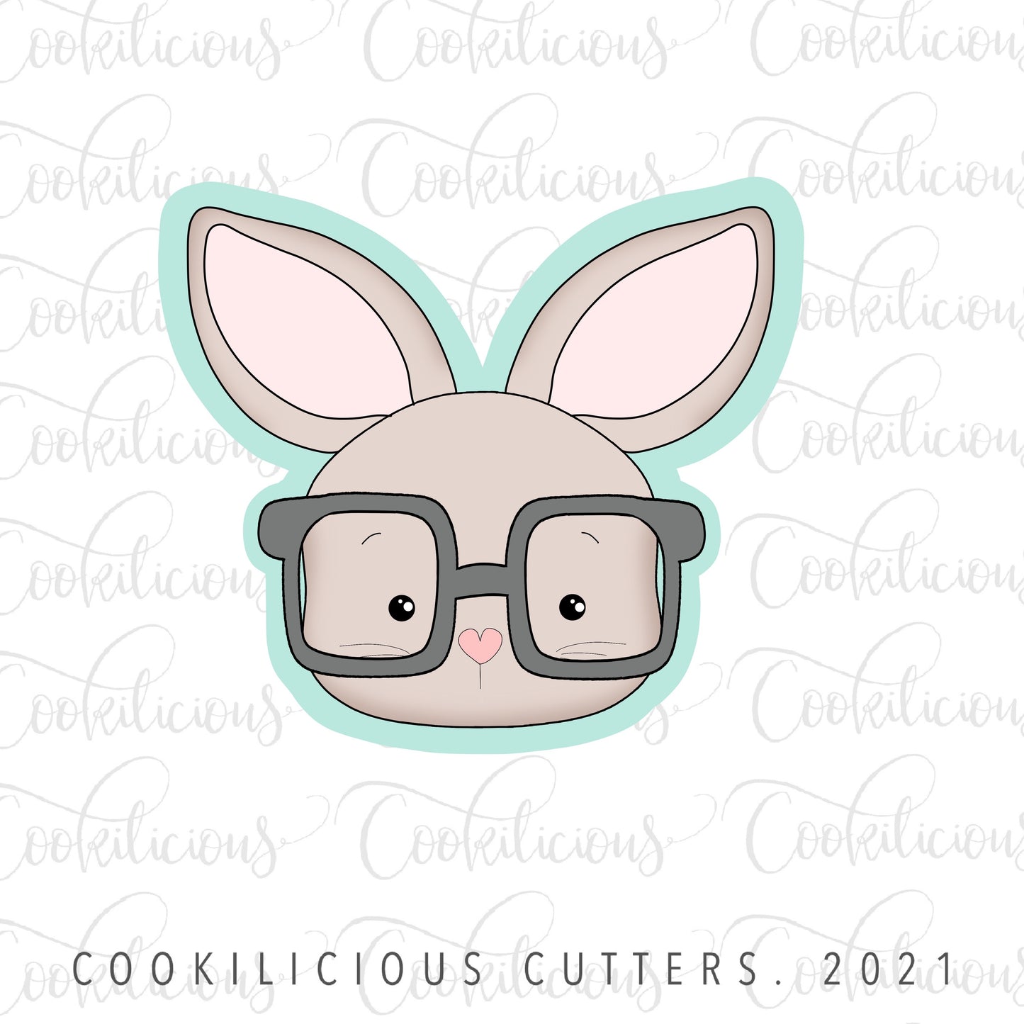 Nerdy Cute Bunny