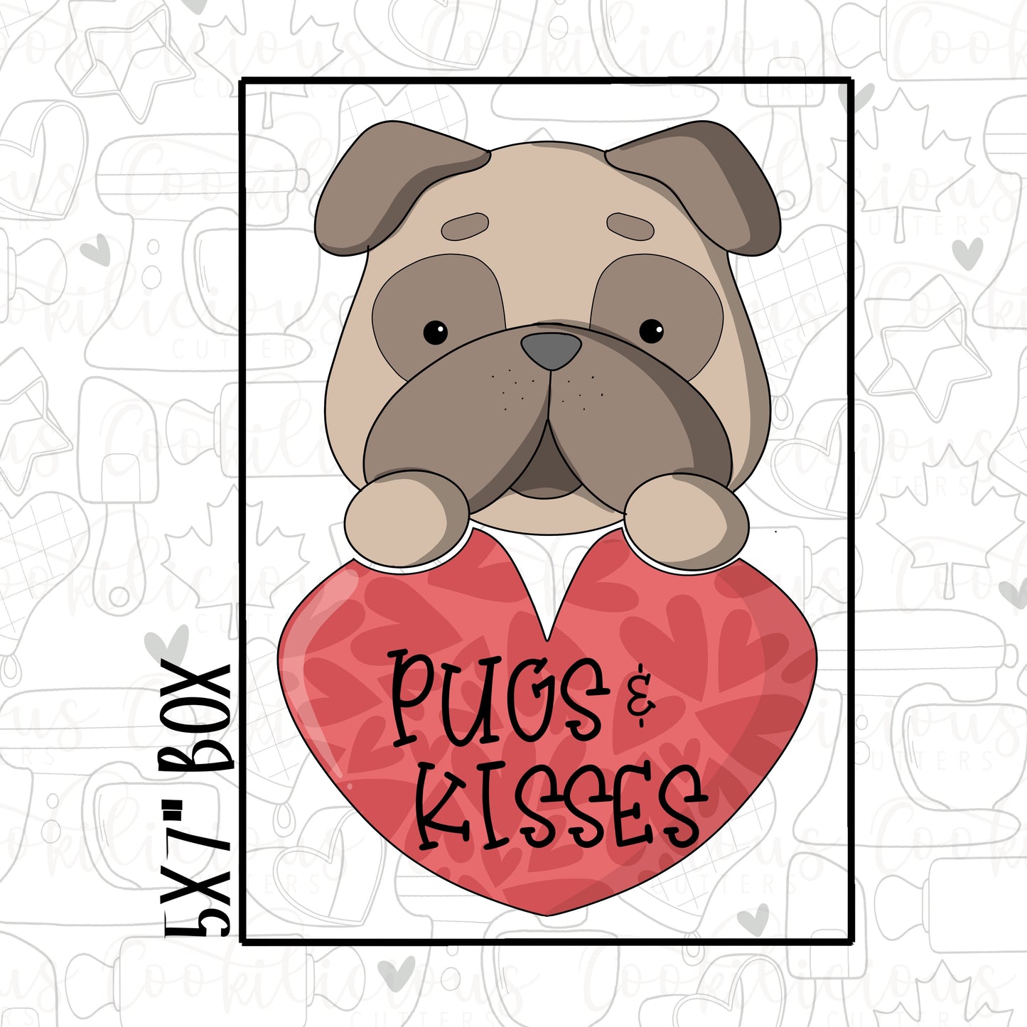 STL - PUPPY HEART SET