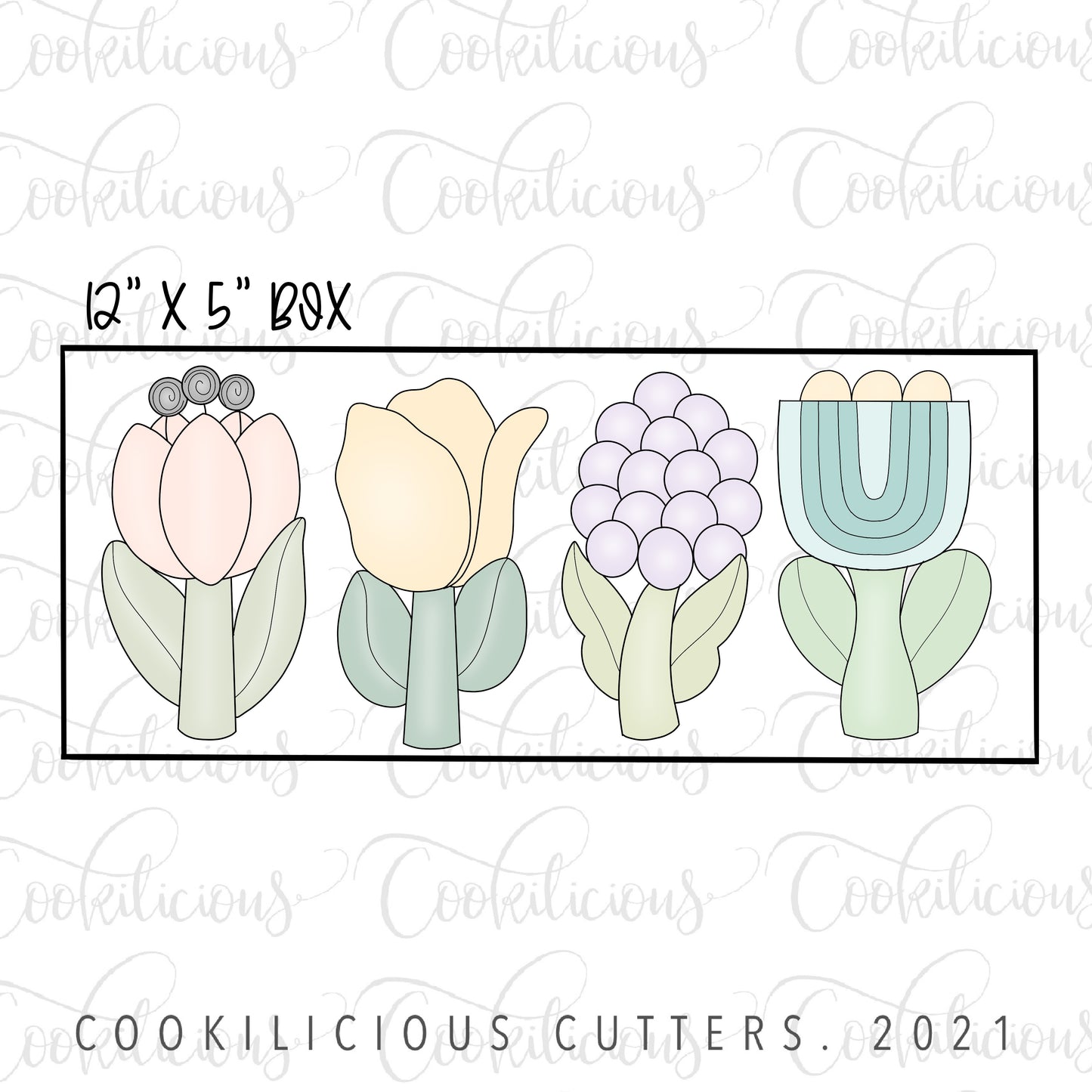 STL - WHIMSICAL FLOWERS SET