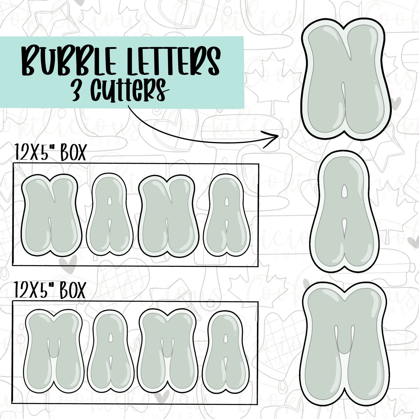 Bubble Letters Set