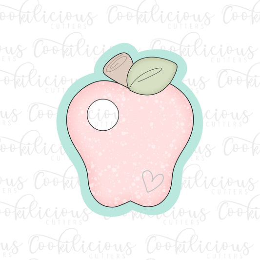 Apple with Circle Cutout