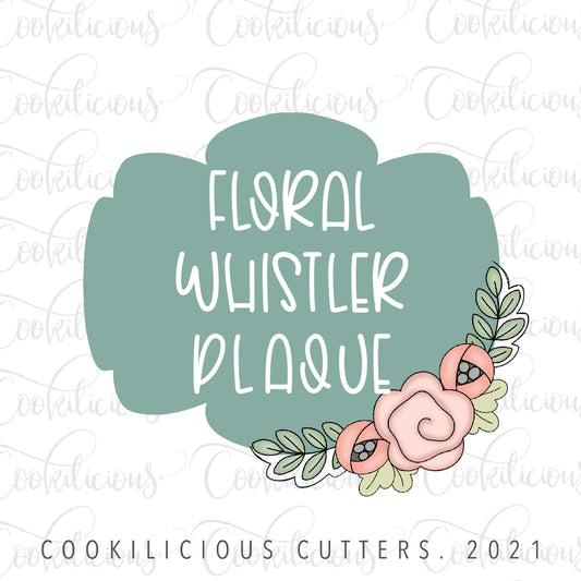 Floral Whistler Plaque