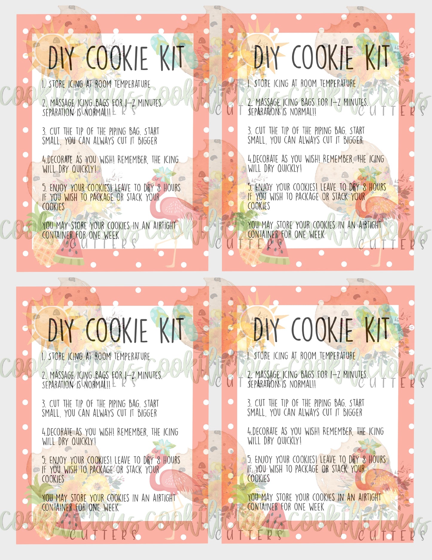 Summer DIY Cookie Kit