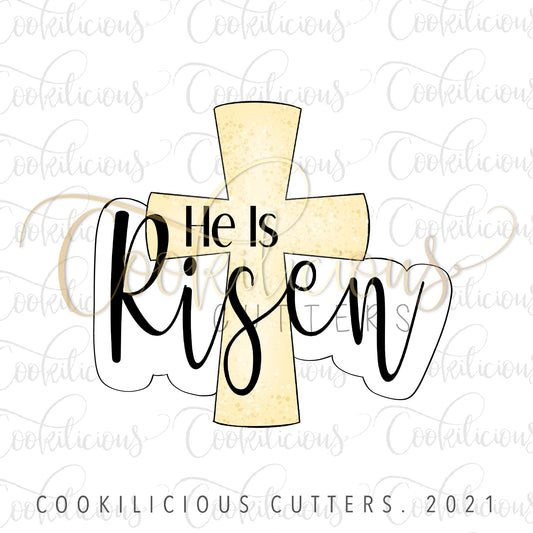 He Is Risen Cross