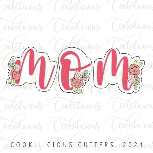 Floral Mom Script Tall Set