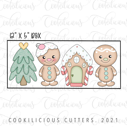 Gingerbread Tall Set