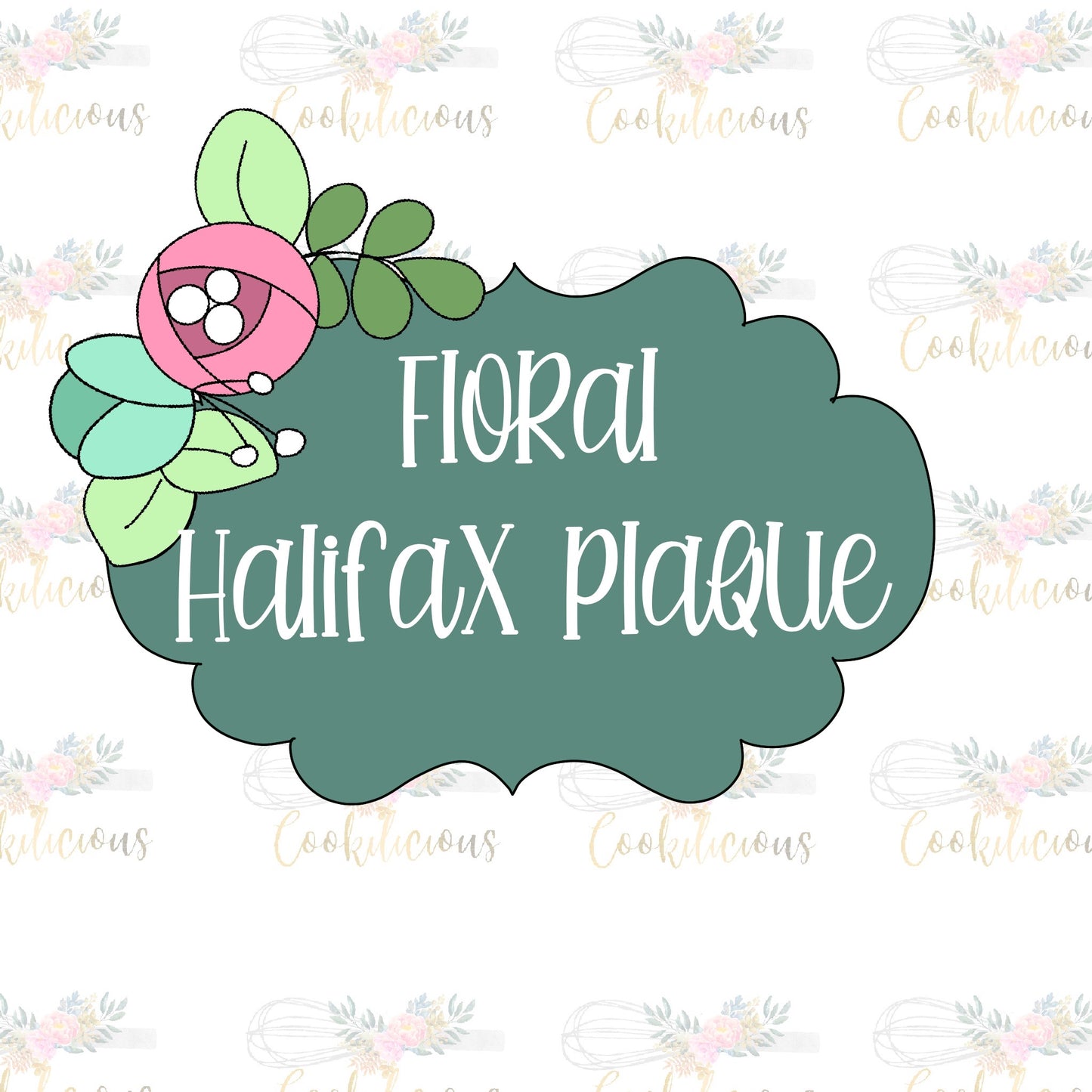 Floral Halifax Plaque