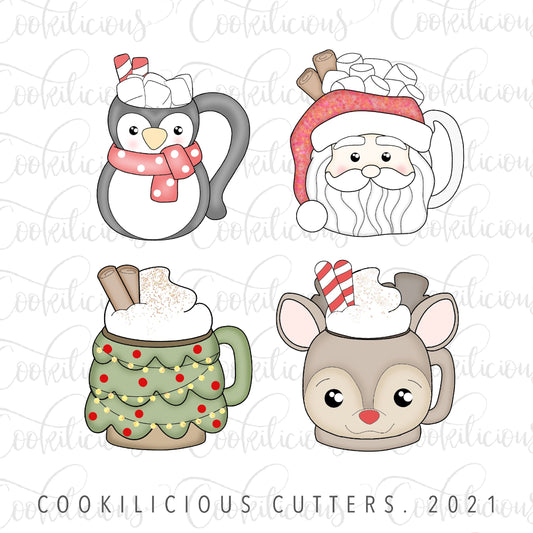 STL - CHRISTMAS MUG SET