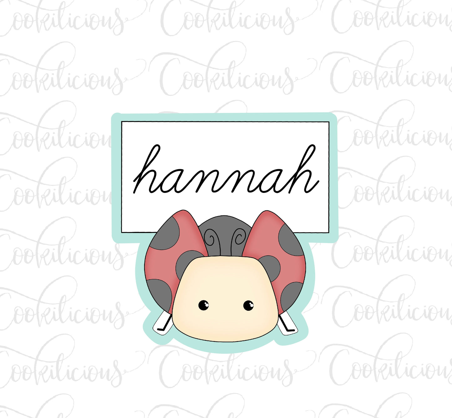 Lady Bug Name Card