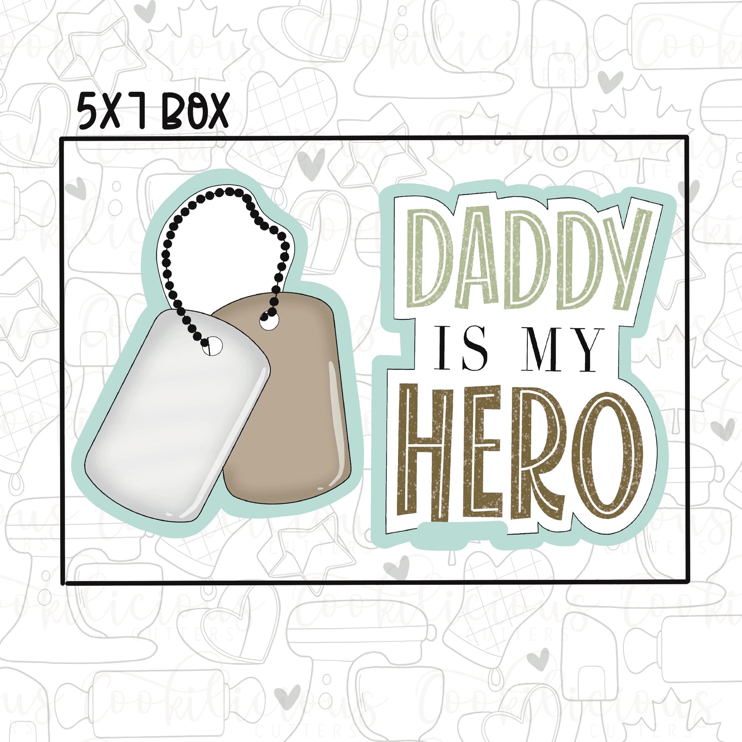 STL - DAD IS MY HERO SET