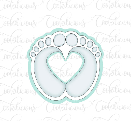 Baby Feet with Cutout
