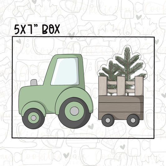 Tractor and Tree Set