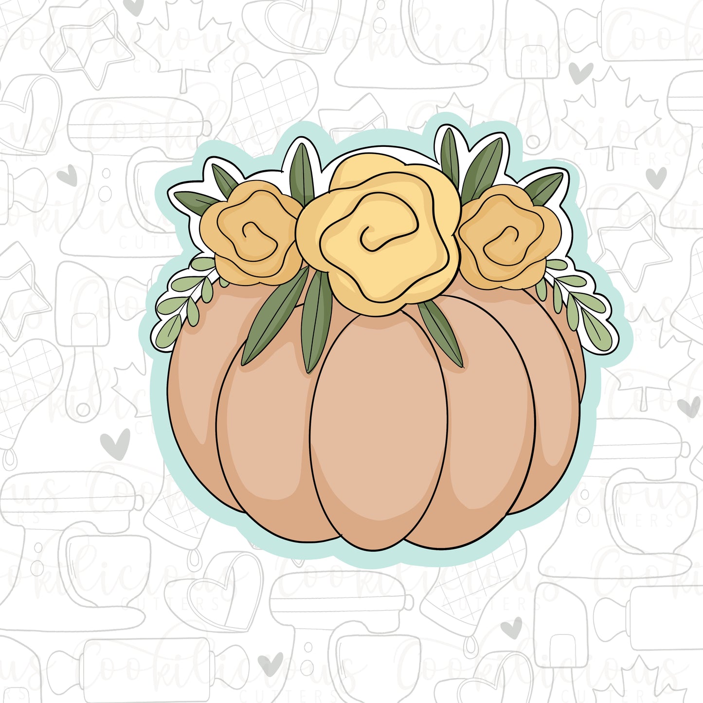 Floral Pumpkin 02
