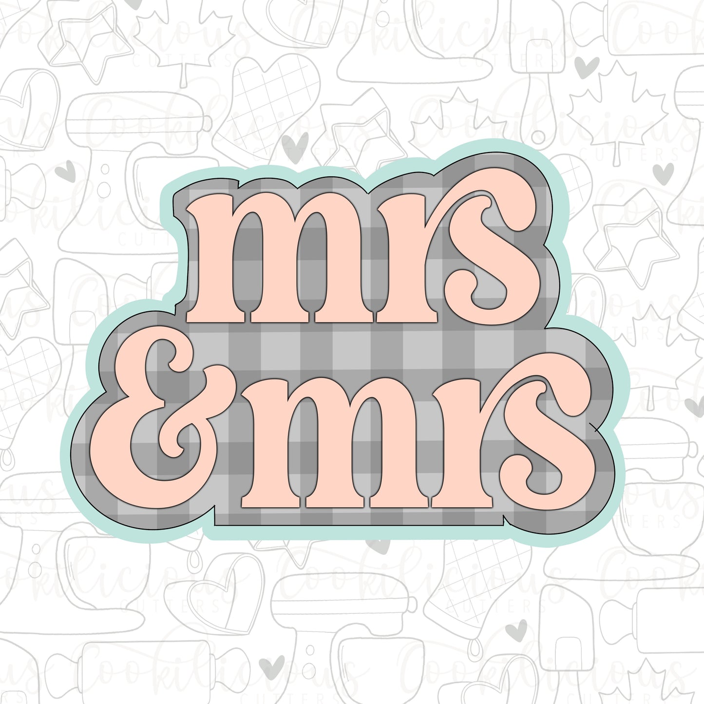 Mrs & Mrs Curvy Plaque