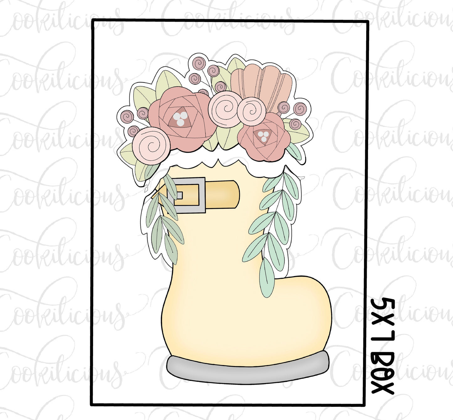 Floral Rain boot Set