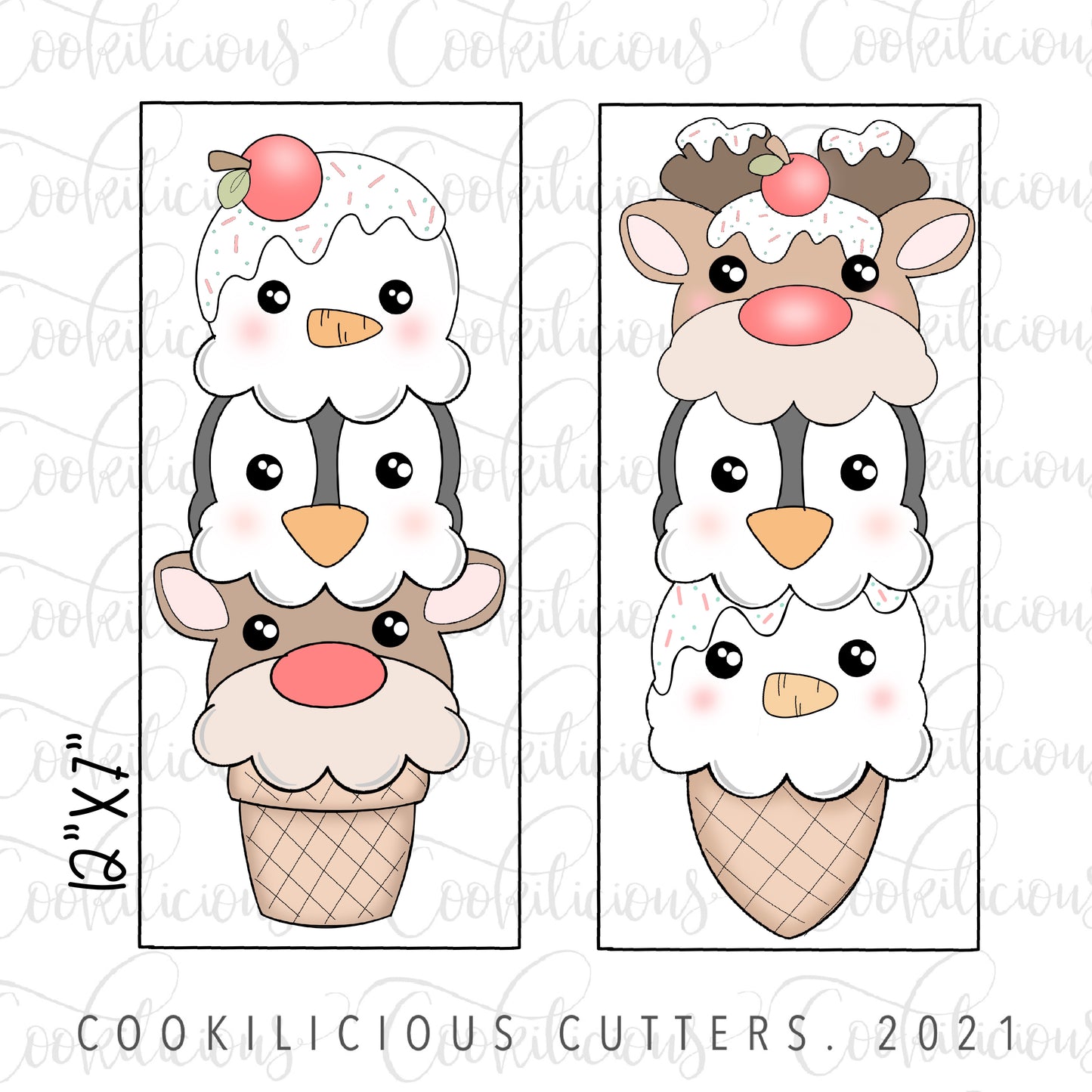 Mix & Match Christmas Ice Cream Set