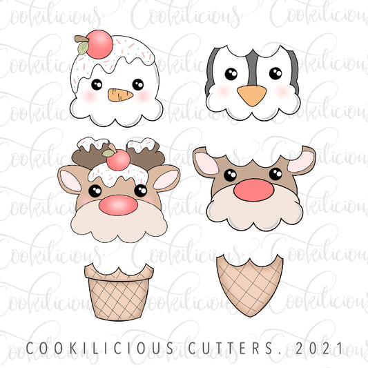 Mix & Match Christmas Ice Cream Set