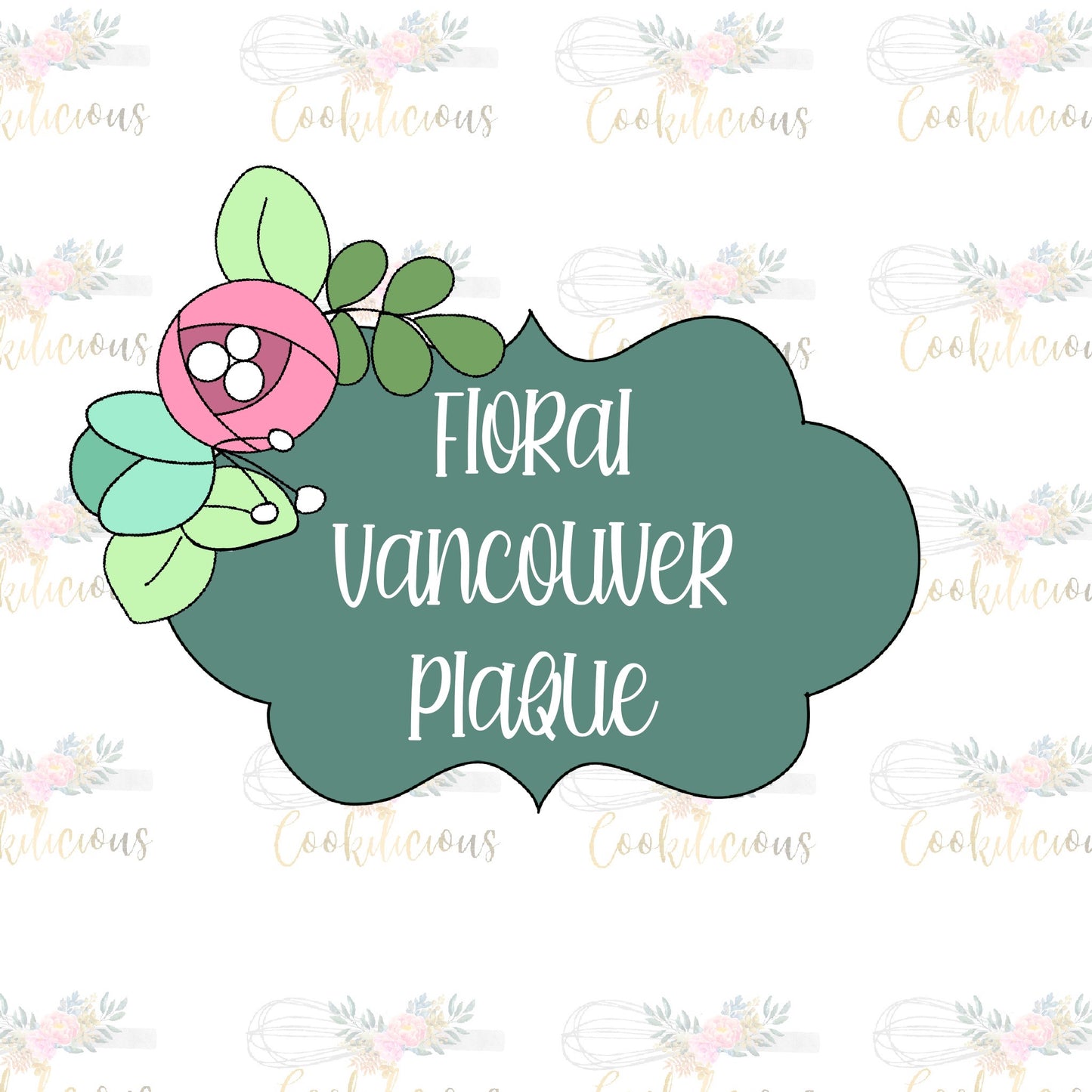 Floral Vancouver Plaque
