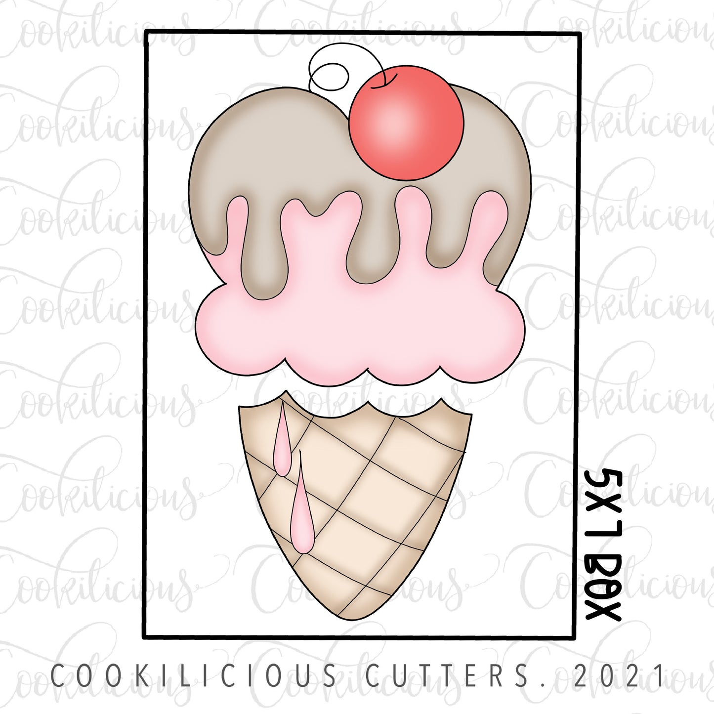 Heart Ice Cream Set